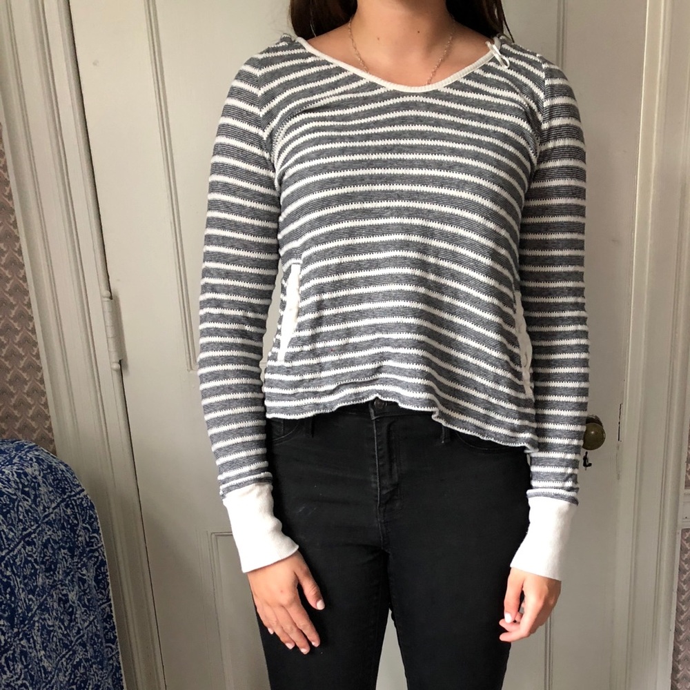 Striped beach shirt